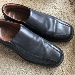 Johnston & Murphy Waterproof Black Slip-On Dress Shoes